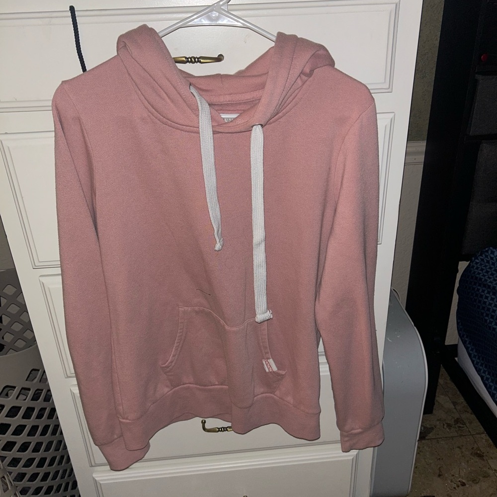 Reflex Pink Oversized Long Sleeve Hoodie